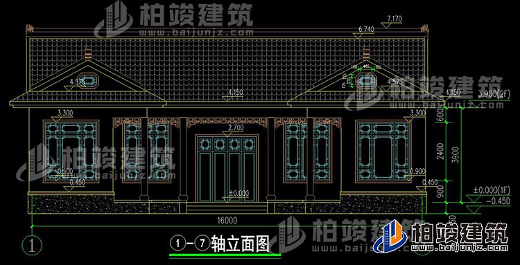 正立麵圖